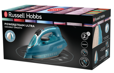 Праска Russell Hobbs 26340-56 Powersteam Ultra Coconut Smooth iron (7030826) - Фото 6 Праска Russell Hobbs 26340-56 Powersteam Ultra Coconut Smooth iron (7030826) - изображение 6