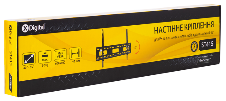 Кронштейн настінний X-Digital STEEL ST415 чорний (6185118) - изображение 3