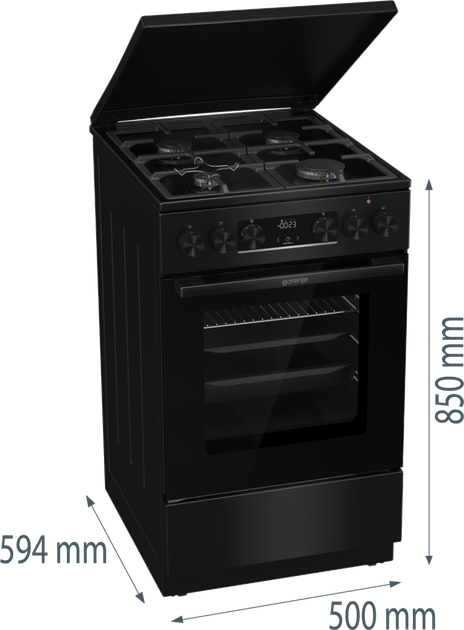 Комбінована плита Gorenje GK5C42BF (FM513D-FPD4B) (7083203) - изображение 7