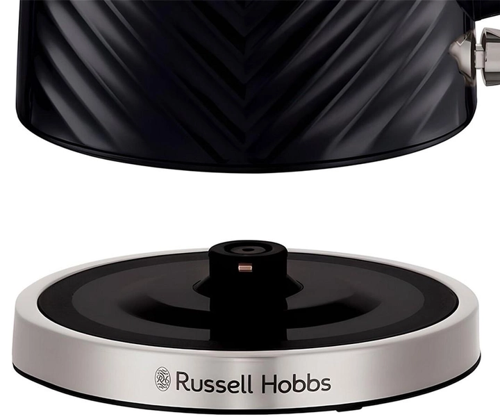 Электрочайник Russell Hobbs 26380-70 Groove черный (6893228) - изображение 2