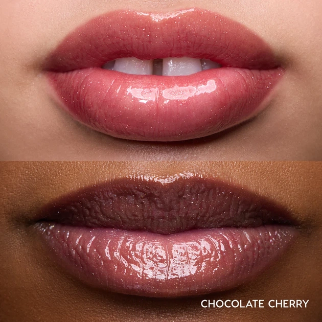 Пептидний бальзам для губ з шимером ColourPop "Chocolate Cherry" Fresh Kiss Shimmer Glossy Peptide Lip Balm - зображення 4