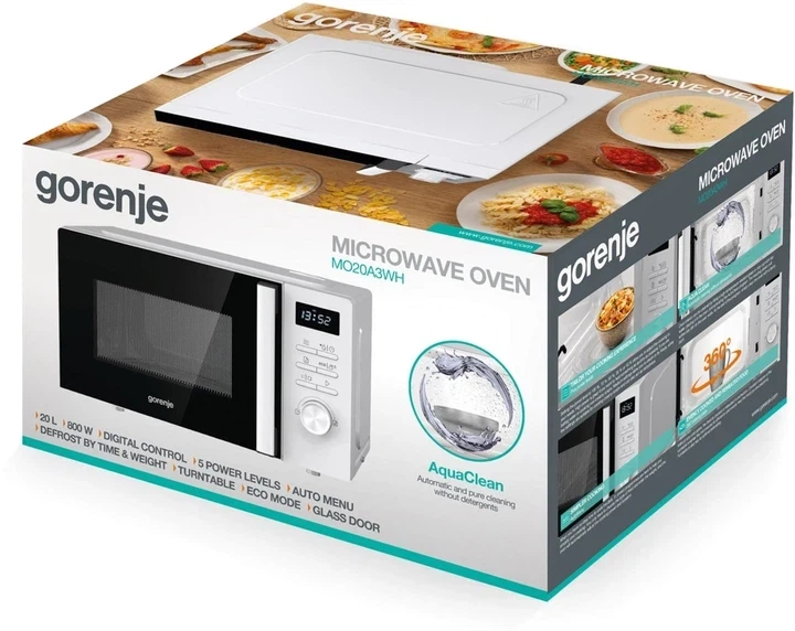 Мікрохвильова піч Gorenje MO 20 A3WH - изображение 7