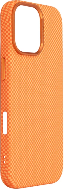 Чехол для смартфона ArmorStandart LikeCarbon2 MagCase для Apple iPhone 17 Kevlar/Orange (ARM88614) - изображение 3