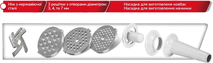 Мясорубка Mpm MMM-07M - изображение 5