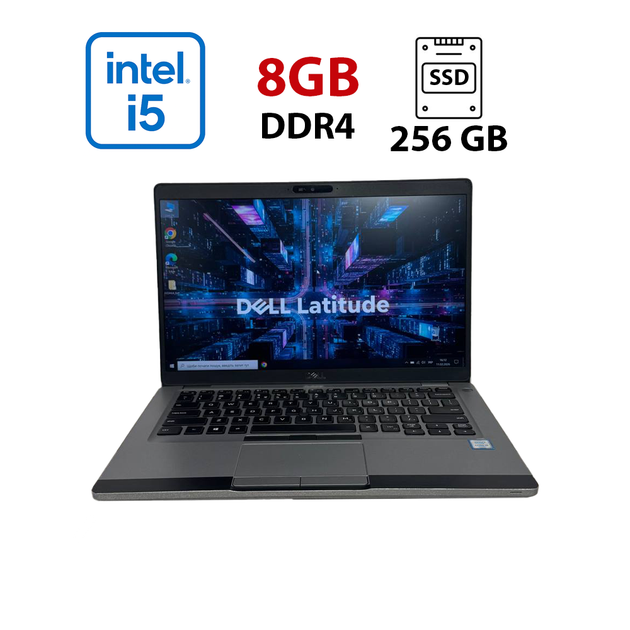 Ультрабук Б-класс Dell Latitude 5410 / 14" (1920x1080) IPS / Intel Core i5-10210U (4 (8) ядра по 1.6 - 4.2 GHz) / 8 GB DDR4 / 256 GB SSD / Intel UHD Graphics / WebCam б/у - Фото 1 Ультрабук Б-класс Dell Latitude 5410 / 14" (1920x1080) IPS / Intel Core i5-10210U (4 (8) ядра по 1.6 - 4.2 GHz) / 8 GB DDR4 / 256 GB SSD / Intel UHD Graphics / WebCam б/у - изображение 1