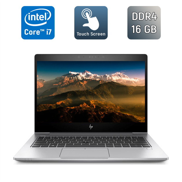 Ультрабук Б-класс HP EliteBook 830 G5 / 13.3" (1920x1080) IPS Touch / Intel Core i7-8650U (4 (8) ядра по 1.9 - 4.2 GHz) / 16 GB DDR4 / 512 GB SSD / Intel UHD Graphics 620 / Fingerprint / WebCam / Windows 10 б/у - Фото 1 Ультрабук Б-класс HP EliteBook 830 G5 / 13.3" (1920x1080) IPS Touch / Intel Core i7-8650U (4 (8) ядра по 1.9 - 4.2 GHz) / 16 GB DDR4 / 512 GB SSD / Intel UHD Graphics 620 / Fingerprint / WebCam / Windows 10 б/у - изображение 1