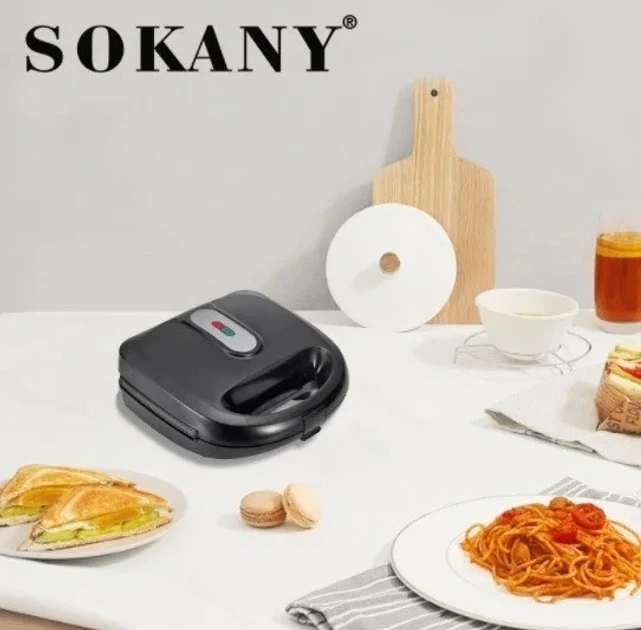 Сендвічниця-мультимейкер 2в1 Sokany ЅK-908В - изображение 14