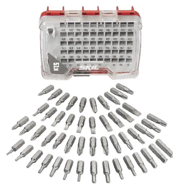 Zestaw bitów i końcówek Skil 51 szt 2610S00916 (8719643004482)   - obraz 2