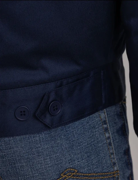 Мужская куртка-бомбер U.S.POLO ASSN укороченная S синяя - Фото 5 Мужская куртка-бомбер U.S.POLO ASSN укороченная S синяя - изображение 5