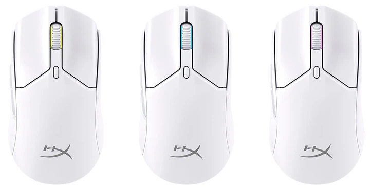 Миша HyperX Pulsefire Haste 2 Wireless/Bluetooth White (6N0A9AA