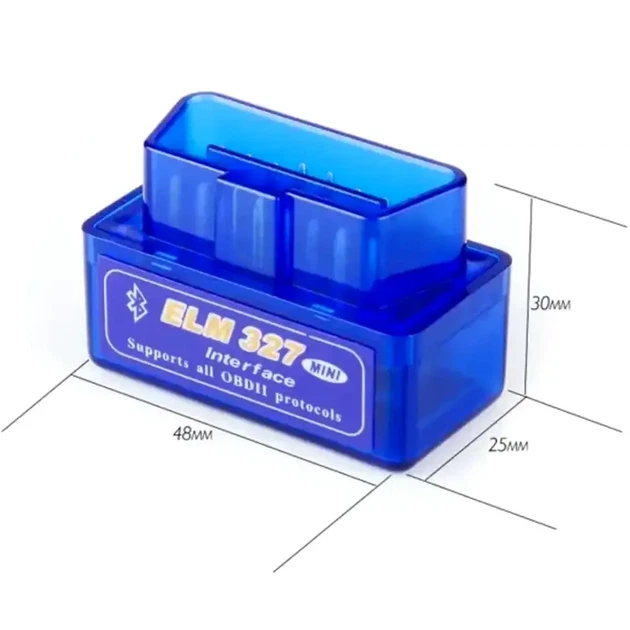 Автосканер OBD2 ELM327 версия 1.5 с автономным освещением 27 светодиодов для диагностики автомобиля - изображение 10