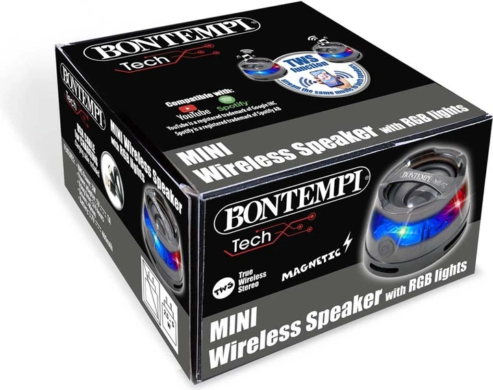 Портативна колонка Bontempi Mini Wireless Speaker with RGB lights (047663368443) - зображення 5