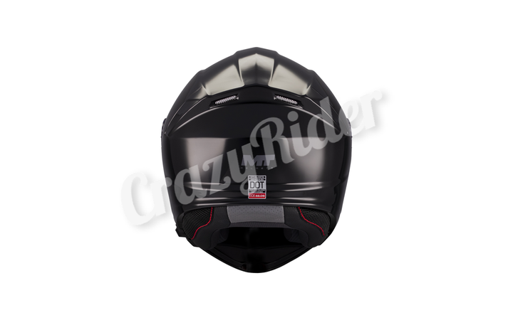 Шолом (модуляр) MT GENESIS SV PURE A1 Gloss Black L - зображення 5