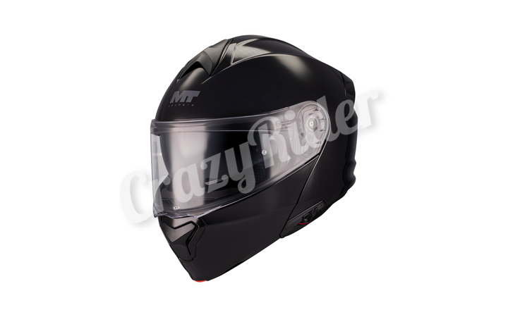Шолом (модуляр) MT GENESIS SV PURE A1 Gloss Black L - зображення 7