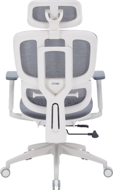 Офисное кресло OfficePro Skyline White/Dark Gray (OC680-W-DG-DG) - Фото 5 Офисное кресло OfficePro Skyline White/Dark Gray (OC680-W-DG-DG) - изображение 5