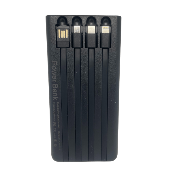 Сонячний Power Bank 20000 mAh із кабелями Type-C / Lightning / Micro-USB, LED-ліхтар - Фото 4 Сонячний Power Bank 20000 mAh із кабелями Type-C / Lightning / Micro-USB, LED-ліхтар - изображение 4