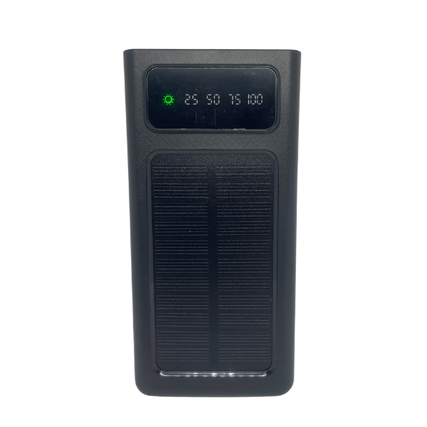 Сонячний Power Bank 20000 mAh із кабелями Type-C / Lightning / Micro-USB, LED-ліхтар - Фото 5 Сонячний Power Bank 20000 mAh із кабелями Type-C / Lightning / Micro-USB, LED-ліхтар - изображение 5