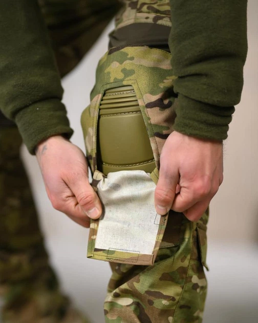 Тактичні штани Rip-Stop Multicam з наколінниками 762 тактичні штани L - зображення 4