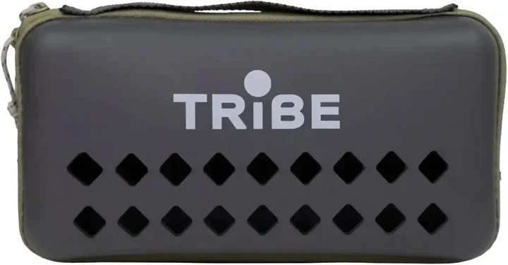 Рушник Tribe Pocket Towel микрофибра быстросохнущий с петлей и чехлом Army Green 60х120 см - изображение 9