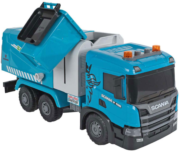 Машинка іграшкова 2-Play Scania Сміттєвоз вантажівка з фрикційним механізмом зі світлом і звуком (8713219548868) - зображення 2