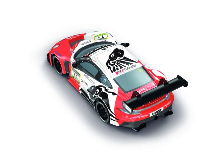 Автомобіль на дистанційному управлінні Carrera RC Porsche 911 GT3 R Lionspeed GP Nr 24 370160153 (9003150160144) - зображення 11