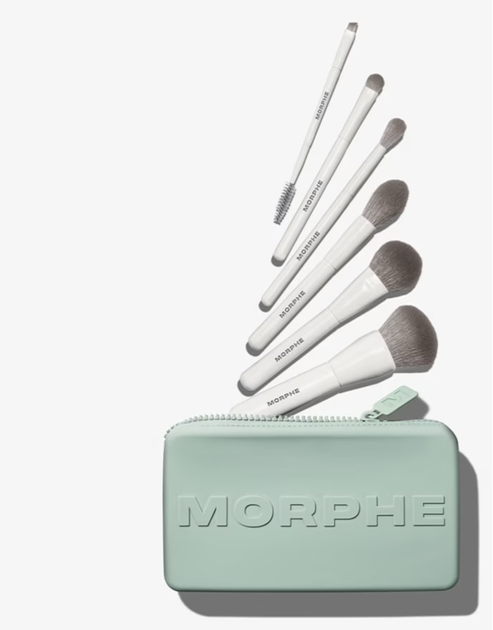 Набор кистей для макияжа Morphe Along for the Glide 6-Piece Travel Brush Set - изображение 3