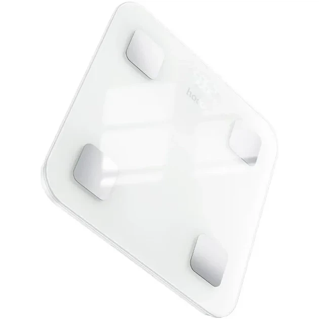 Ваги на підлогу HOCO HI21 Smart body fat scale White 6942007624121 - изображение 4