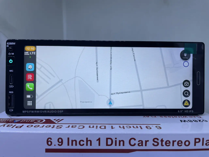 Автомагнитола 6288-W с сенсорным экраном 6.9 1DIN Windows магнитола с Carplay - изображение 3