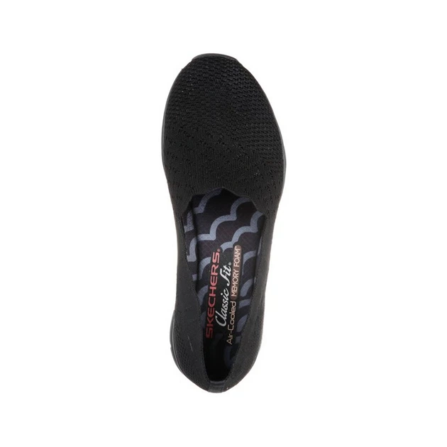 Жіночі сліпони Seager-Stat Skechers 38,5 (8,5 US) 25,5 см Чорний 1159854829 - зображення 4