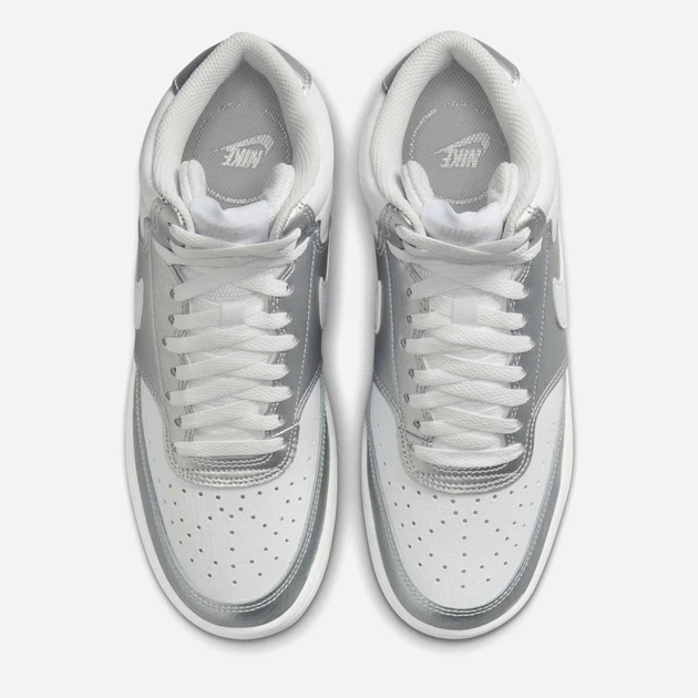 Женские кеды высокие Nike Court Vision Mid CD5436-108 38 (7US) 24 см Белый/Серебристый (197600785670) - изображение 5