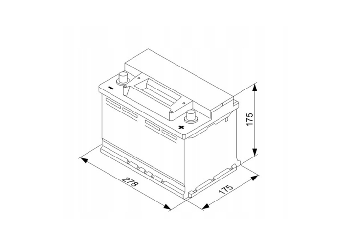 Акумулятор BOSCH S3 70AH 640 70 Ah S3007 RIGHT+ - зображення 2