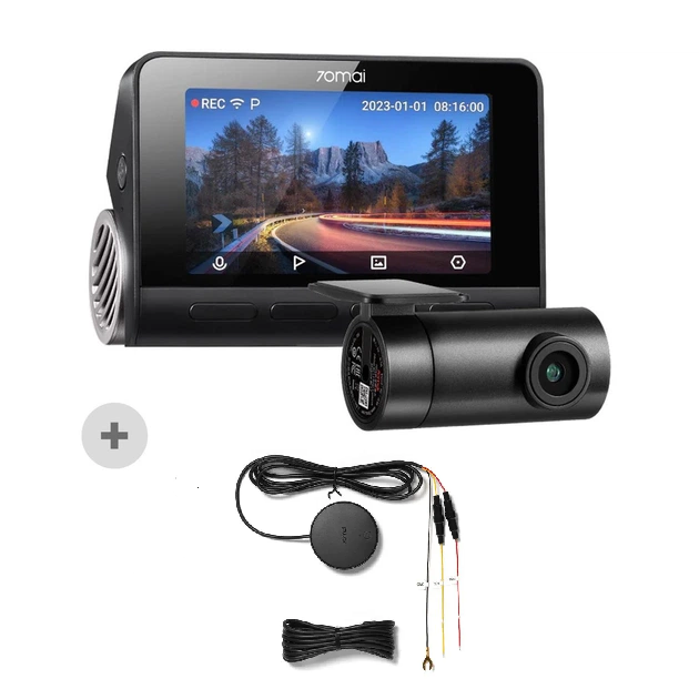 Автомобільний відеореєстратор 70mai Dash Cam 4K A810S + Задня