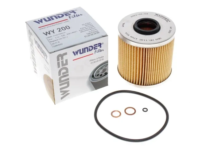 Фільтр масляний BMW 3 (E30/E36)/ 5 (E34) 1.6/1.8i WUNDER FILTER WY 200 - изображение 4