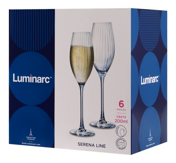 Набор бокалов Serena Line, 6х200 мл Luminarc (kuh0016536) - изображение 3