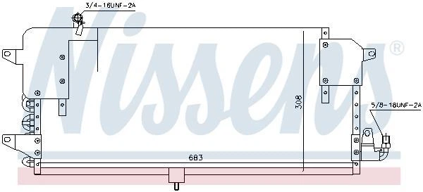 Радиатор кондиционера VW PASSAT B3/B4 (3A2, 35I) 1988-1997 г. - изображение 2