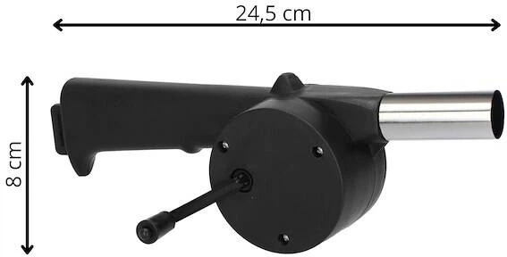 Ручний повітродув Springos BQ0027 для розпалювання грилів, камінів та багать (5907719478241) - зображення 5