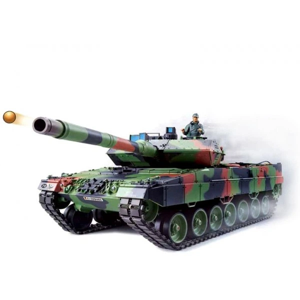 Танк р/у 2.4GHz 1:16 Heng Long Leopard II A6 с пневмопушкой и дымом (DD-HL3889-1) - Фото 7 Танк р/у 2.4GHz 1:16 Heng Long Leopard II A6 с пневмопушкой и дымом (DD-HL3889-1) - изображение 7