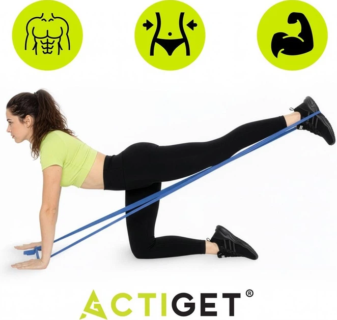 Zestaw gum oporowych Actiget do cwiczen silowych 1-15 kg 5 szt. ACT0106 (5908455309288) - obraz 15