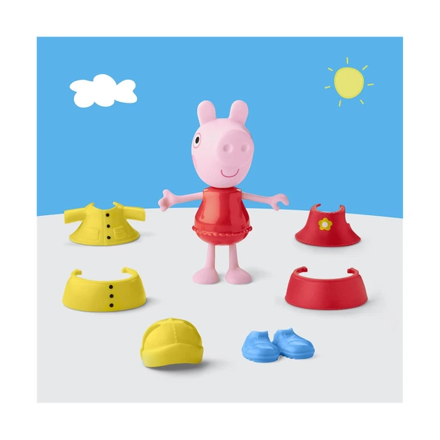 Фігурка Hasbro Peppa Pig: Пеппа та друзі одягаються - Свинка Пеппа в дощовий день (G1757)(5010996320834) - зображення 5