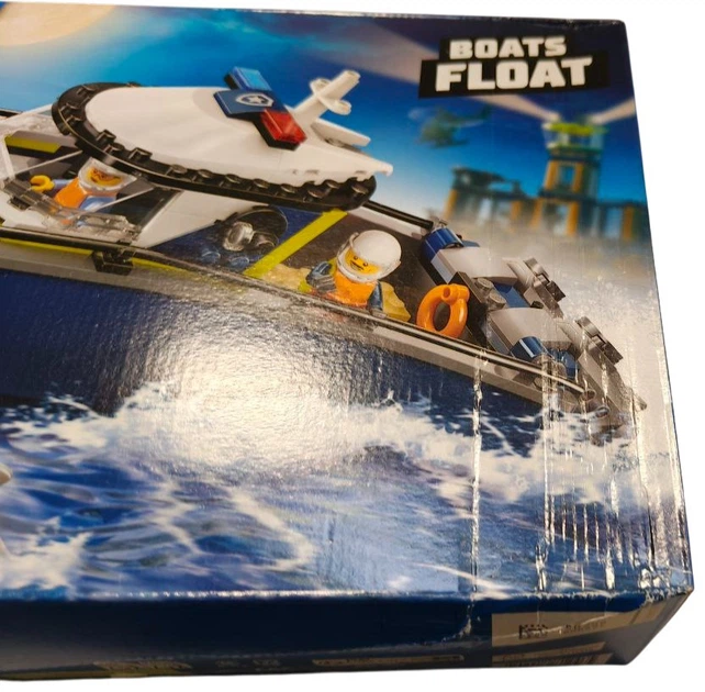 Zestaw klocków LEGO City Pościg łodzią policjyjną 264 elementy (60456) (955555916544339) - Outlet - obraz 2