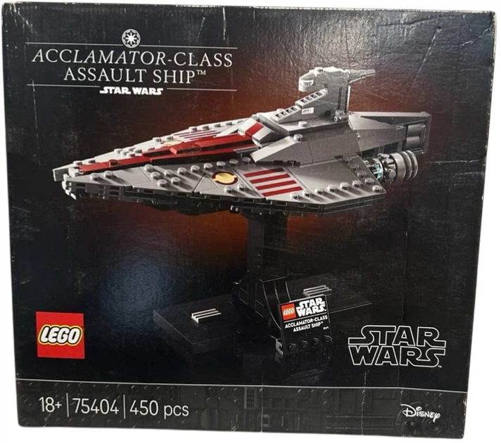 Zestaw klocków LEGO Star Wars Krążownik szturmowy typu Acclamator 450 elementów (75404) (955555915909723) - Outlet - obraz 5