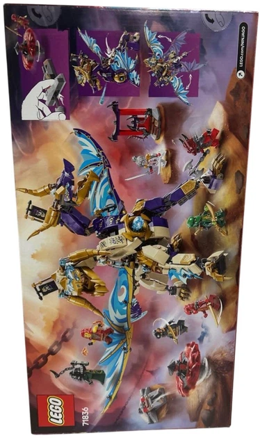 Zestaw klocków LEGO NINJAGO Arcysmok skupienia 869 elementów (71836) (955555916444688) - Outlet - obraz 3