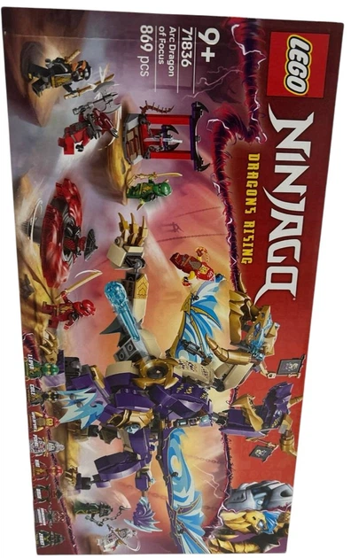 Zestaw klocków LEGO NINJAGO Arcysmok skupienia 869 elementów (71836) (955555916444688) - Outlet - obraz 4