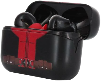 Навушники EXG Pro Marvel Deadpool Buds Pro Wireless Bluetooth Black/Red (5060525897085) - зображення 3