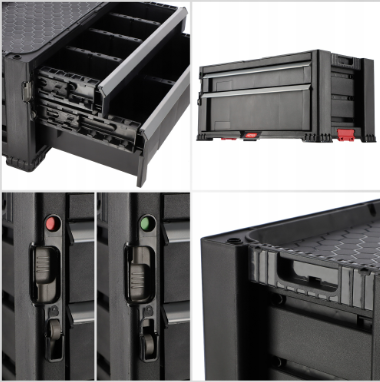 Контейнер із двома ящиками для зберігання інструменту Keter 2 Drawers 237790 - изображение 3