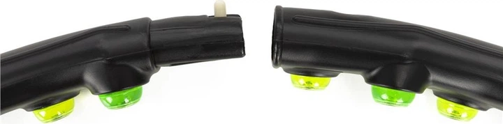 Hula-hop Actiget z wypustkami masującymi 88 cm Czarno-zielony ACT0135 (5908455309578) - obraz 4