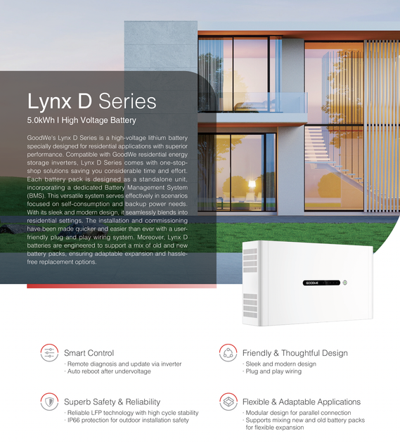 Аккумулятор GoodWe Lynx D LX D5.0-10 - изображение 3