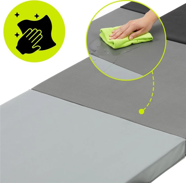 Materac gimnastyczny Actiget 180 x 60 x 5.5 cm Czarno-szary ACT0165 (5908455309875) - obraz 12