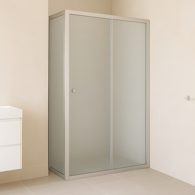 Душевая кабина без поддона Shower SATURN STN-412 120х90х190 см прямоугольная матовое стекло 6 мм раздвижные двери (C15597) - изображение 2