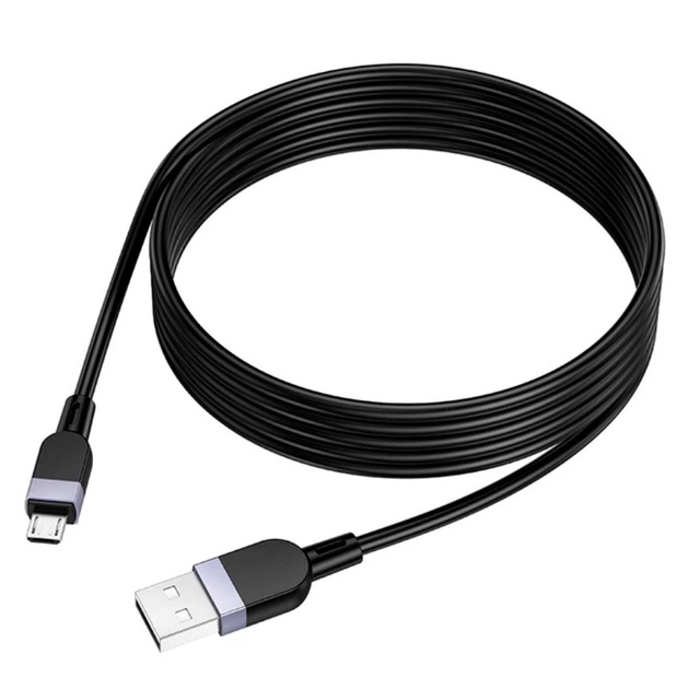 Кабель Hoco X109 силіконовий Micro USB 2.4A 2м чорний - Фото 1 Кабель Hoco X109 силіконовий Micro USB 2.4A 2м чорний - зображення 1